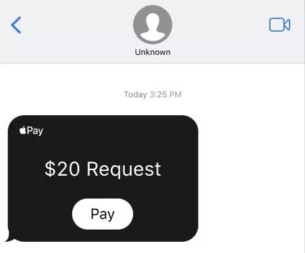 Apple Pay Message Scam