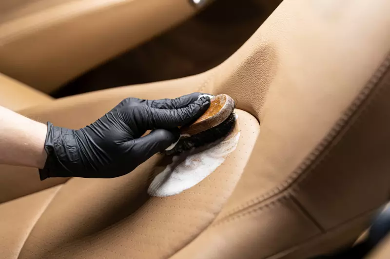 how to clean leather car seats