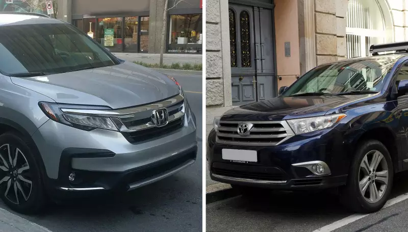 Honda Pilot and Toyota Highlander