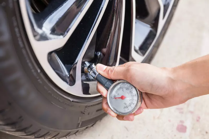 Regularly check your tire pressure to prevent blowout